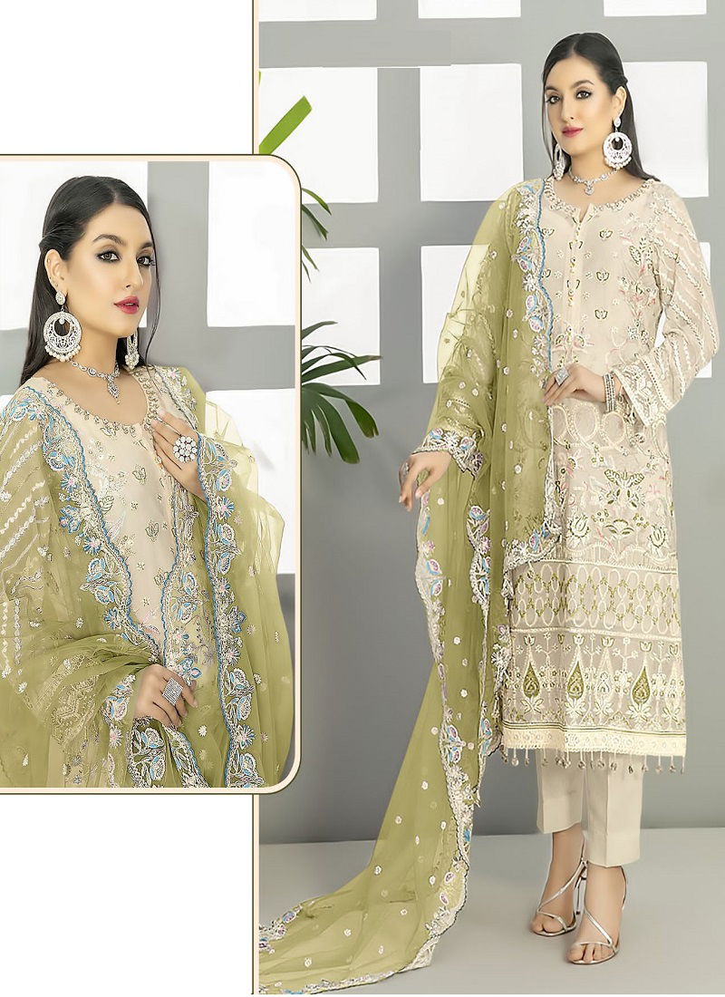 S 833 Mariya B Georgette Pakistani Suits Catalog